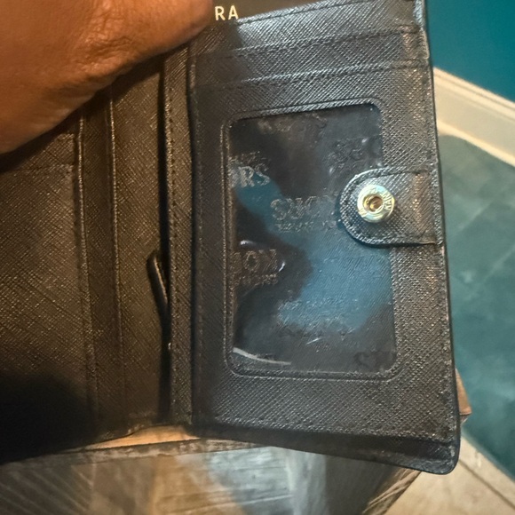 Michael Kors Black Pebbled Leather Wallet - Picture 8 of 12